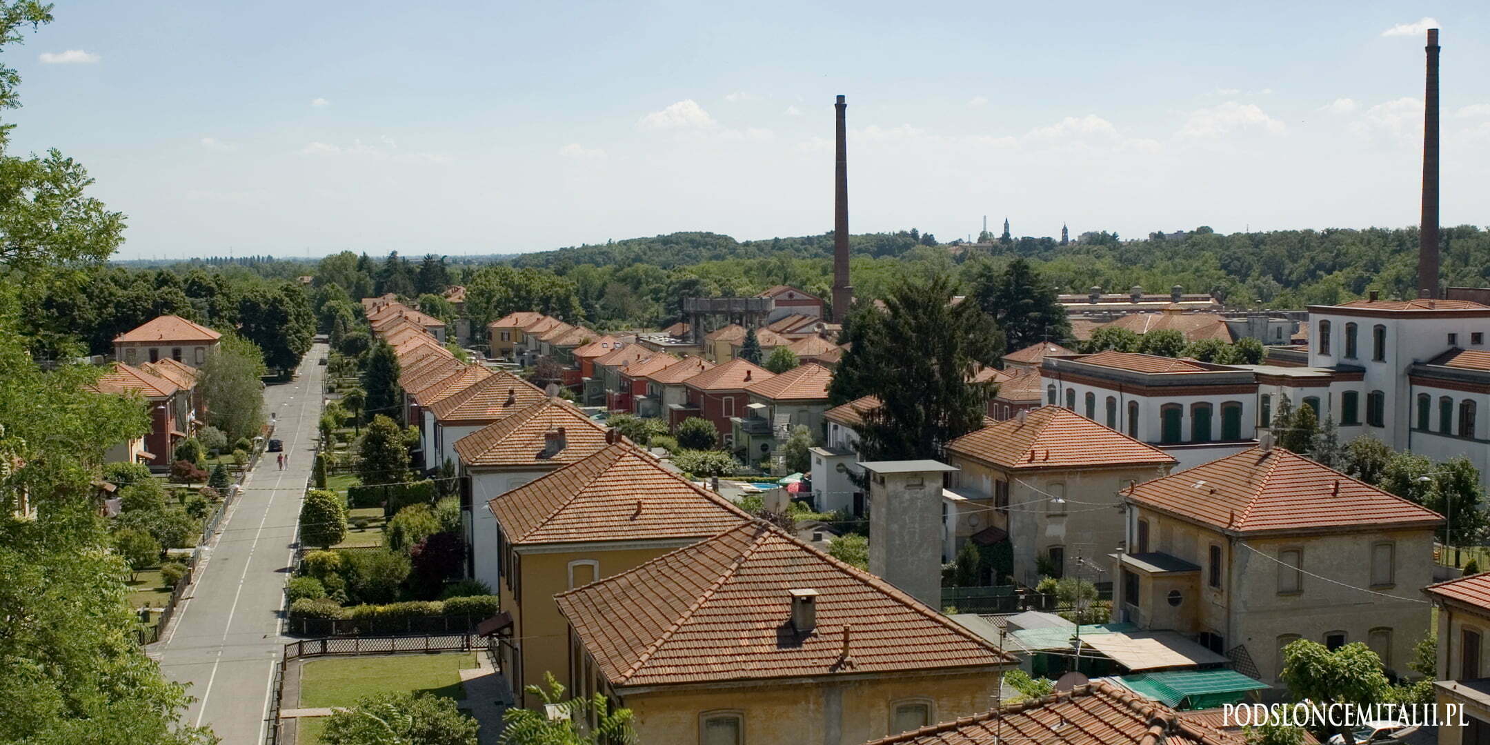 Crespi d'Adda - modelowe miasteczko robotnicze