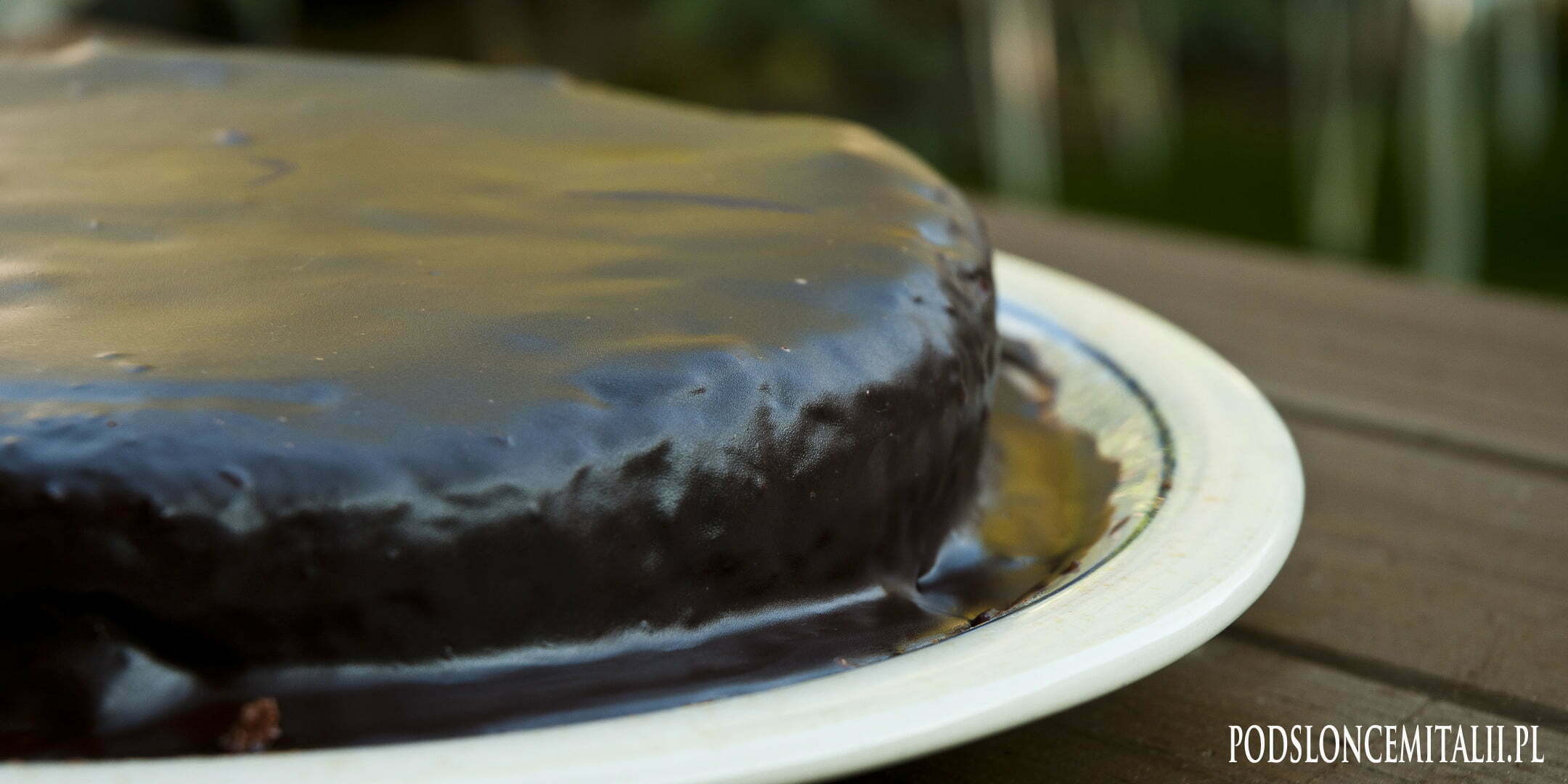 Ciasto czekoladowo-pistacjowe