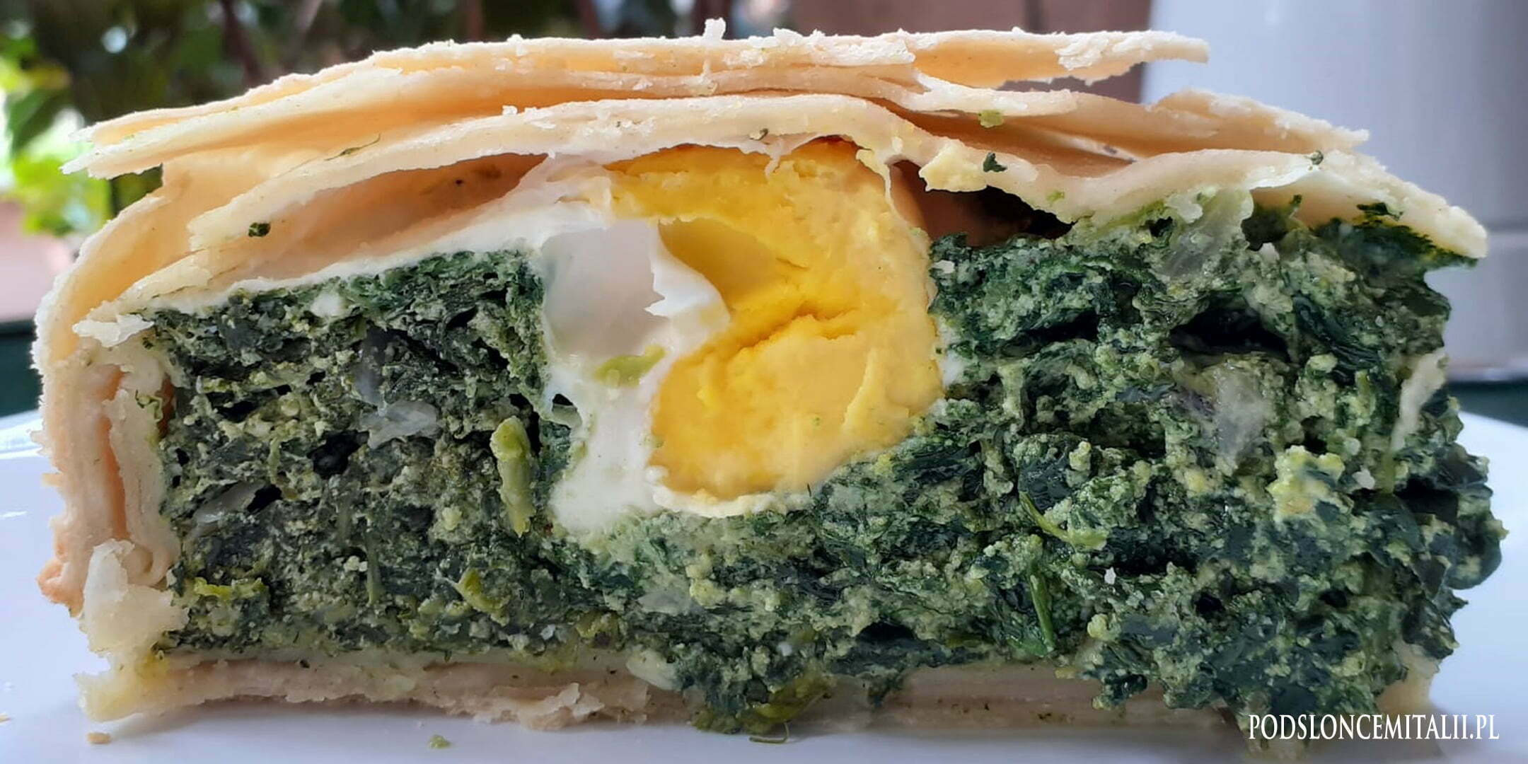 Torta pasqualina - wielkanocny placek wegetariański z Ligurii